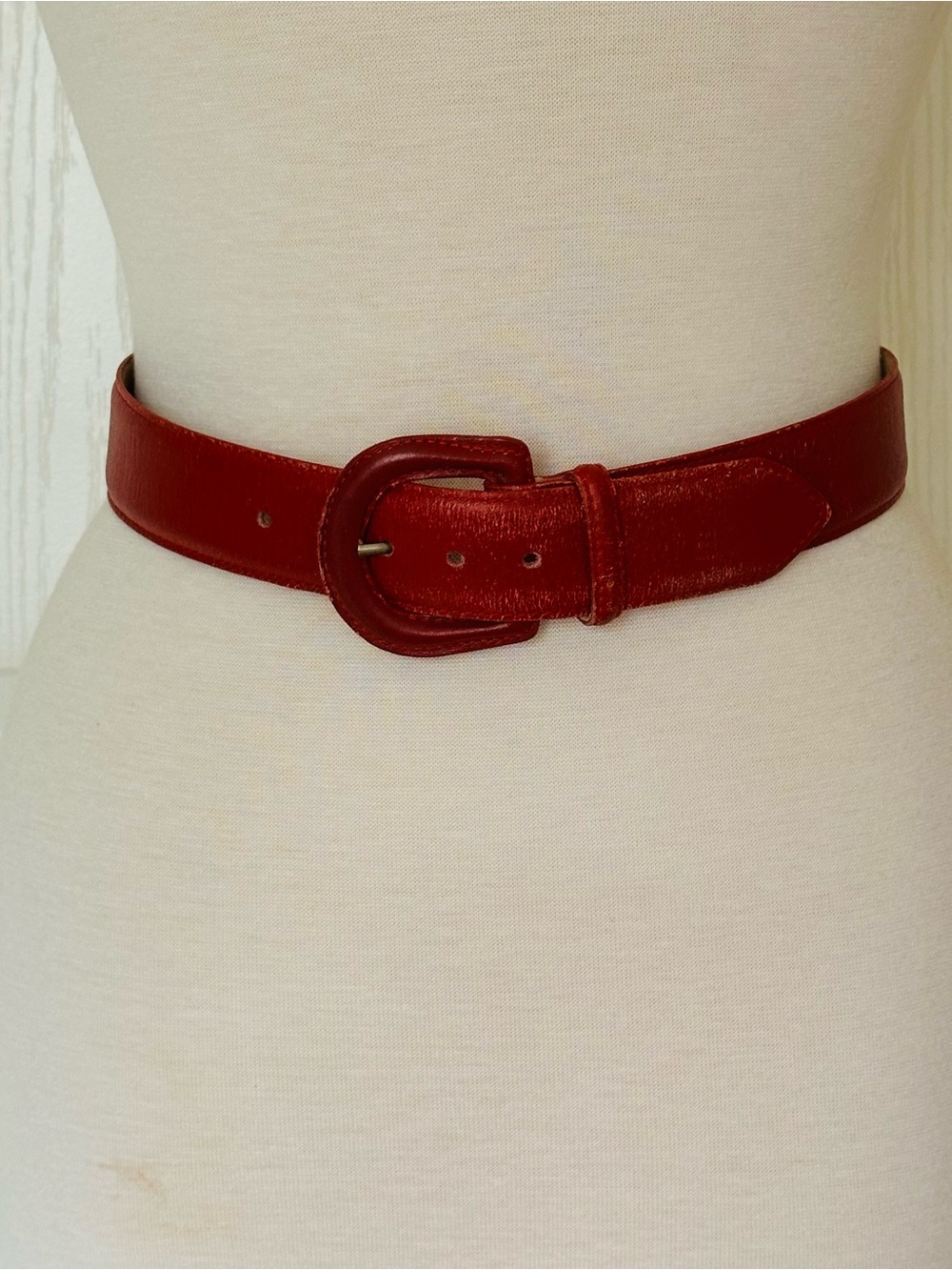 Red vintage belt